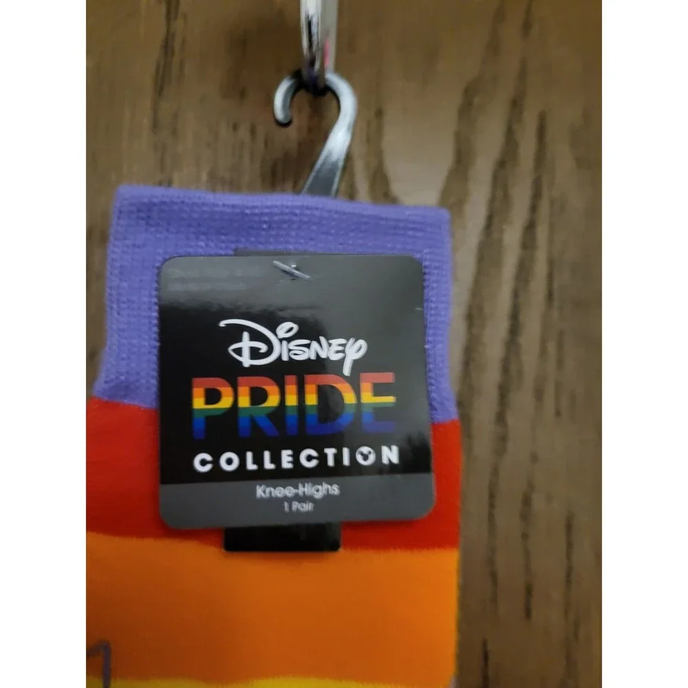 Disney Pride Collection Lilo & Stitch Ohana Means Family 1 Pair Knee High Socks